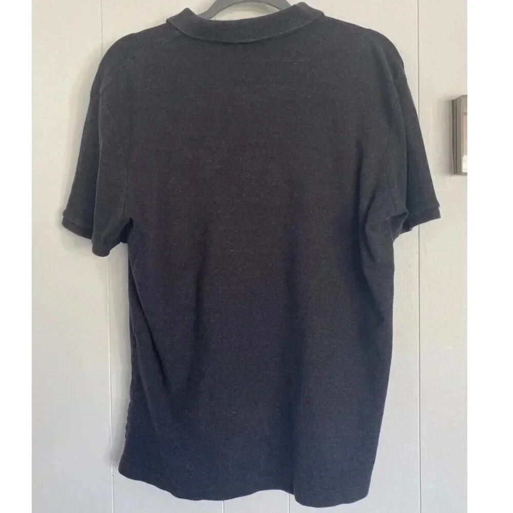 Polo Ralph Lauren Men's Polo Shirt Size Large Dark Gray Cotton